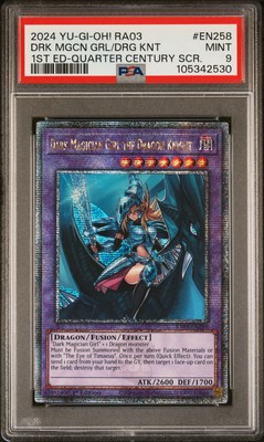 2024 #EN258 DARK MAGICIAN GIRL THE DRAGON KNIGHT PSA 9-image