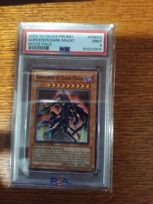 2004 Yu-Gi-Oh! Sorcerer of Dark Magic MOV-EN002 PSA 9-image