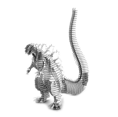 Tiny Shin Godzilla SHIN GODZILLA 129_white Assembly Kit TOHO Godzilla Store JPN-image