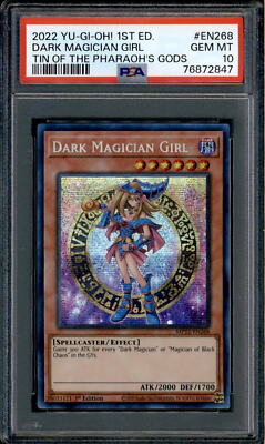 Dark Magician Girl - MP22-EN268 - PSA 10 - 1st Secret - Tin Promo - Yu-Gi-Oh - 7-image