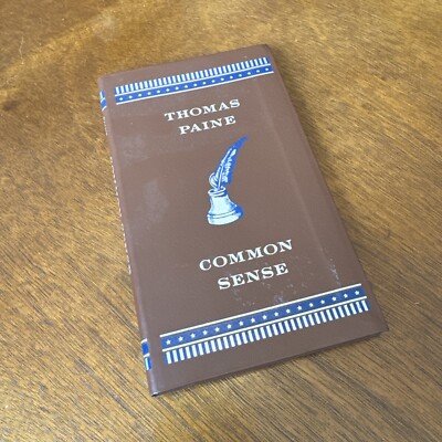 Thomas Paine Common Sense Leatherbound Collectible Book Like New-image