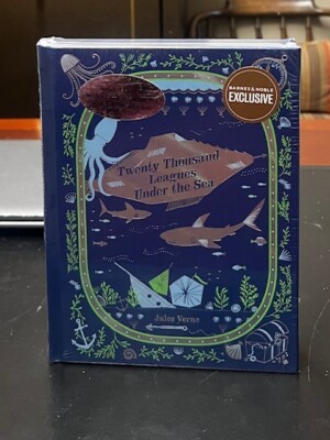 TWENTY THOUSAND LEAGUES UNDER SEA Barnes Noble Leather Collectible SEALED-image