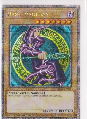 * DARK MAGICIAN * QUARTER CENTURY SECRET RARE ORIGINAL ART (MINT) TN23 YUGIOH!-image