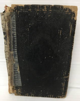 1909 rare leather-bound Book by Kirchen Gesangbuch Fur Evangelilch Lutherilche-image