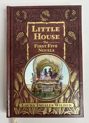Little House The First Five Novels Laura Ingalls Wilder Leather Bound Gilded-image