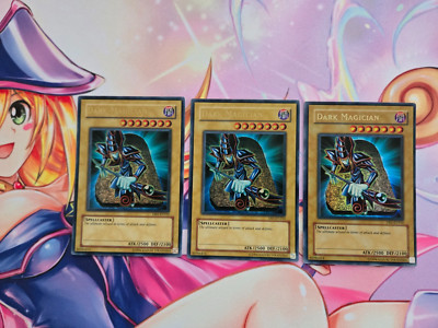 Yugioh x3 Dark Magician DB1-EN102 Ultra Rare Unlimited Edition NM/VLP-image