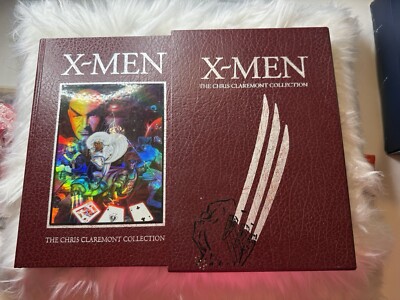 X-MEN - CHRIS CLAREMONT COLLECTION LEATHER HC MARVEL LE BURGUNDY FACTORY-image