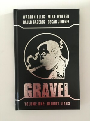 NEW SIGNED LIMITED GRAVEL Vol 1 Leather bound Warren Ellis Wolfer Hardcover HC -image