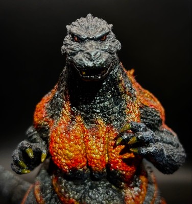 Kaiyodo Godzilla (1995) Soft Vinyl Assembly Kit Completed-image