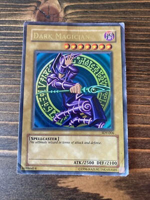 Dark Magician Ultra Rare Unlimited SDY-006 1996 Yu-Gi-Oh! HP-image