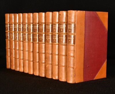 1898-1906 12vol The Works Of Lord Macaulay Albany Edition Hatchards Binding-image