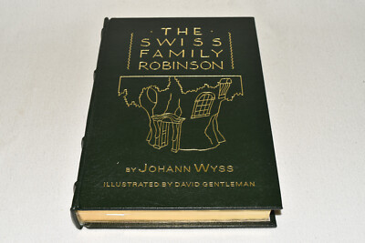 Easton Press SWISS FAMILY ROBINSON Wyss 1ST 1963 Famous Edition Leather FINE OOP-image