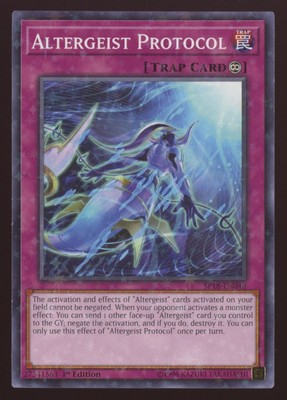 Yugioh Altergeist Protocol #SP18-EN048 Star Foil 1st Edition Ultra Rare-image