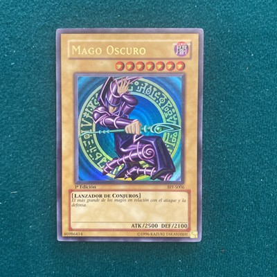 Yugioh Dark Magician 1st Edition Spanish Biy Lp-image