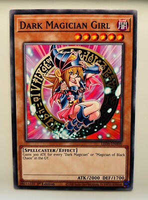 Yugioh - Dark Magician Girl - 1st Edition Card-image
