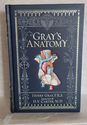 Gray's Anatomy Collectible Leather Bound Henry Gray, F.R.S. Hardcover Like New-image