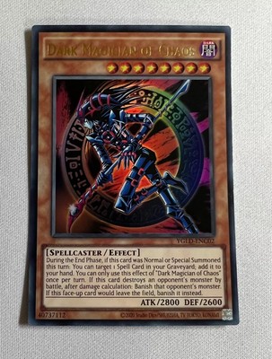 Yugioh Dark Magician of Chaos YGLD-ENC02 Ultra Rare NM-image