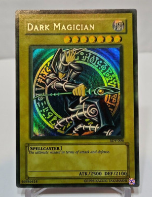 Dark Magician SDY-006 Ultra Rare Unlimited FADED & WAVY Yugioh 5232-image