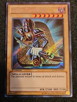 Yugioh Dark Magician LCYW-EN001 1st Edition (Secret Rare) 1st Edition LP-image