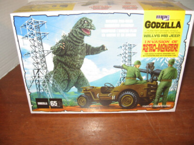 MPC 882 Godzilla Willys MB Jeep model kit-image