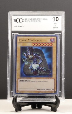 2010 Yugioh Dark Magician LC01-EN005 LEGENDARY COLLECTION  BCCG 10 Mint-image