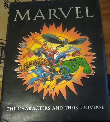 Marvel The Characters and Their Universe leather bound book-image