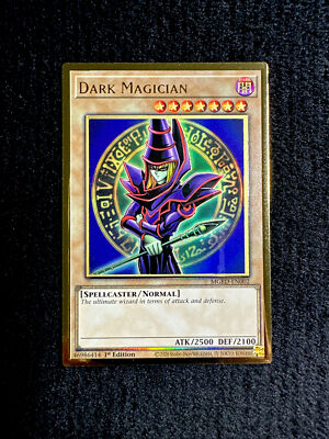 🔥 YUGIOH • DARK MAGICIAN • ULTRA RARE • MGED-EN002 • 1st EDITION • NM 🔥-image