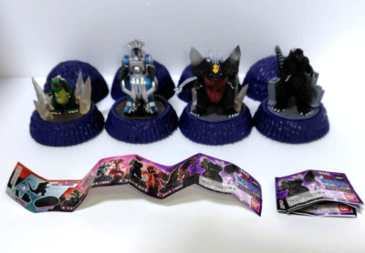 Godzilla Space Mogera Little BANDAI HG Capsule Figure SET 4-image
