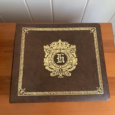 United Labs Laboratories of America Inc Brown Leather Bound Family Photo Album H-image