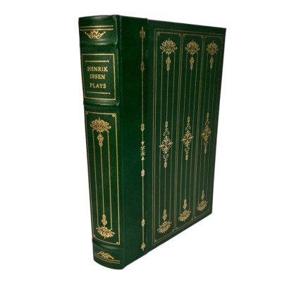 Henrik Ibsen Four Plays Hardcover Book The Franklin Heirloom Library 1979 VTG-image