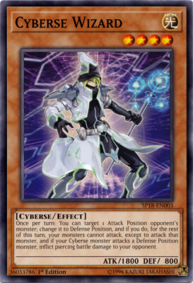 1x Cyberse Wizard - SP18-EN003 - Common - 1st Edition SP18 - Star Pack VRAINS Yu-image