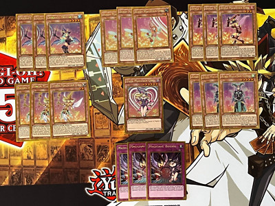 YUGIOH DARK MAGICIAN GIRL GOLD SECRET RARE SET- CHOCOLATE- BERRY- LEMON NM-image