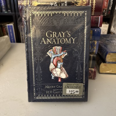 Collectible GRAY'S ANATOMY Leather Bound by Henry Gray Illustrated-SEALED NEW-image