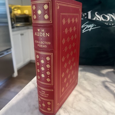 The Franklin Library - Collected Poems By W. H. Auden 1976 leather bound -image