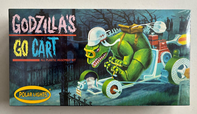 Godzilla's Go Cart Plastic Model Kit by Polar Lights Kit #POL987/12 New & Sealed-image