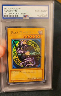 Dan Green Signed Autograph Dark Magician PSA Yu-Gi-Oh SDY-006 Starter Deck Yugi-image