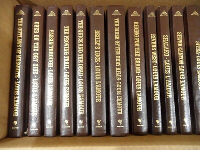 The Louis L'Amour Collection: Lot (3)  19 Leatherette Books-image