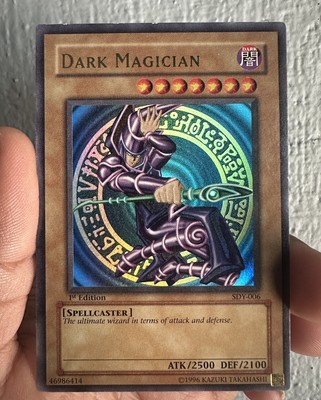 Yugioh Dark Magician SDY-006 1ST EDITION LP-image