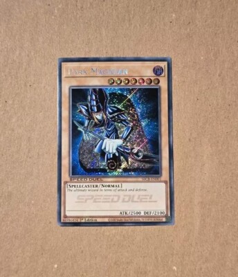 Yugioh Dark Magician SBCB-EN001 Secret Rare 1st Edition LP-image