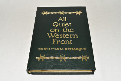 Easton Press ALL QUIET WESTERN FRONT Remarque LEATHER 1969 1ST ED FAMOUS EDITION-image