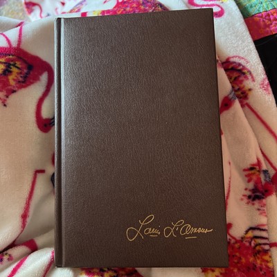 the louis l'amour collection kilkenny hardcover leather bound  bantam book-image