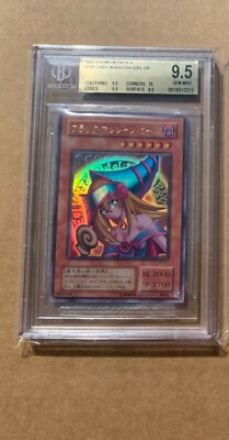 Dark Magician Girl P4-01 Konami Japanese BGS 9.5 Gem Mint-image