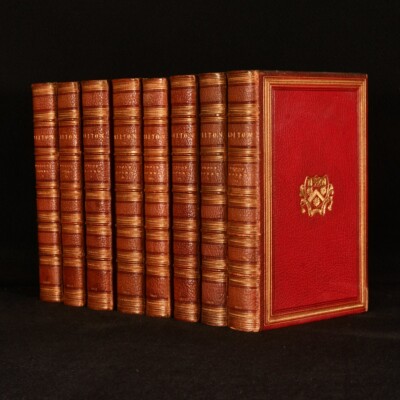 1851 8vols The Works of John Milton In Verse and Prose-image