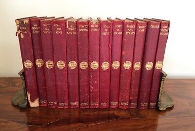 O. Henry 13 Volume Set Collection, Red Leather Books, 1923-25-image