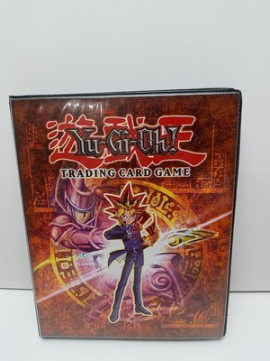 Yu-Gi-Oh 1996 Yugi Card Mini Binder Yugioh Dark Magician +  85 Vintage Cards-image