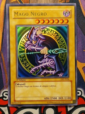 Dark Magician (Portugese) Mago Negro SDY-006 DIY-P006 Ultra - 1st Ed NM - Yugioh-image