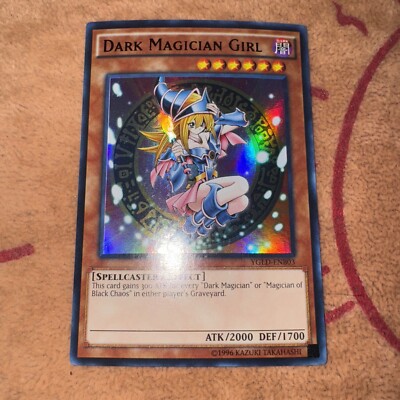 🔥 Yugioh Dark Magician Girl YGLD-ENB03 ULTRA RARE NEAR MINT HOLOFOIL-image