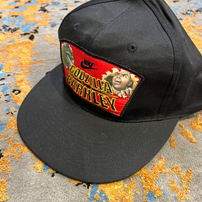 Vintage 90s Nike Cap Deadstock Godzilla vs Barkley 1992 Embroidered Adjustable-image
