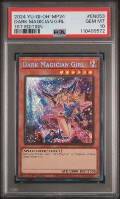 2024 YU-GI-OH! MP24-25TH ANV TIN: DUELING MIRRORS DARK MAGICIAN GIRL PSA 10-image
