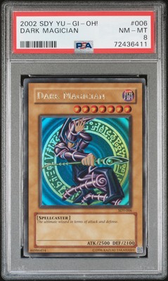 Yugioh 2002 - Dark Magician - SDY-006 Ultra Rare Holo - PSA 8 Secret Ultra Rare-image
